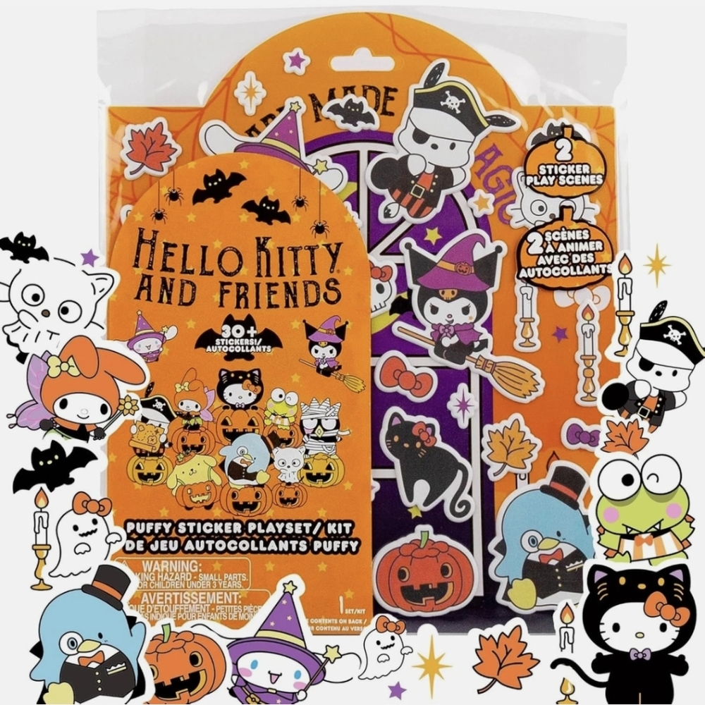 FREE 🎃✨️ | Hello Kitty Puffy Stickers